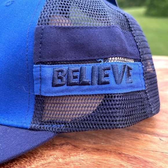 COPY - NWT Ted Lasso AFC Richmond Logo BELIEVE Trucker Baseball Cap Hat - Picture 7 of 10